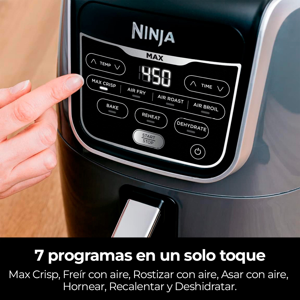 Ninja Freidora De Aire Max XL 7 En 1, 5.5 QT – AF161 (Renovado) – KAEGA ...