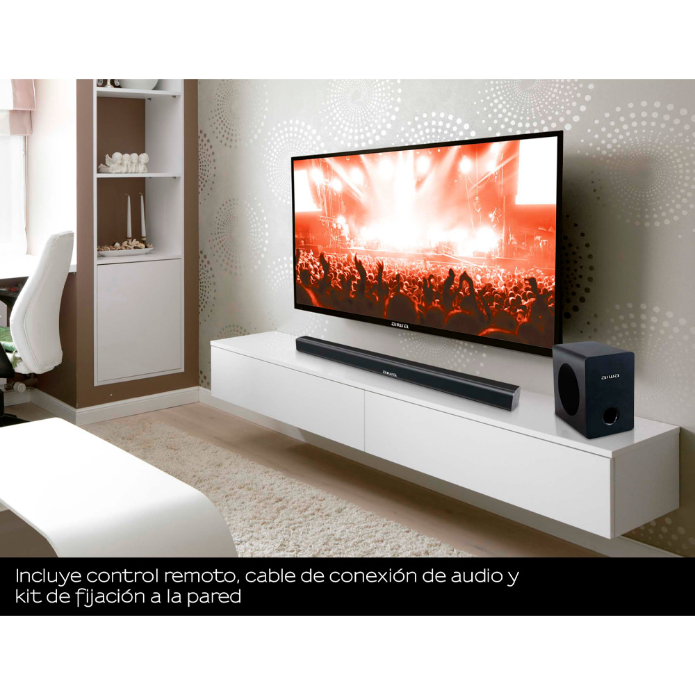 Soundbar Energy Sistem 120W Con HDMI ARC – Suono Potente, Equalizzazioni Per Film E Musica
