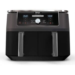 Ninja Foodi 6 en 1, Freidora de Aire de 2 Cestas, Tecnología DualZone, 8QT - DZ201BK